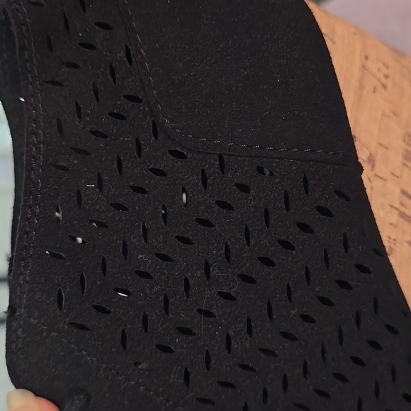 BOBS from Skechers Black -  Memory Foam Wedge Bootie - Picture 6 of 10